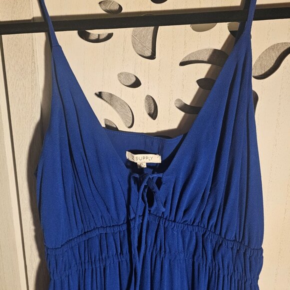 Z SUPPLY Lisbon maxi dress XS in Palace Blue - Picture 2 of 6